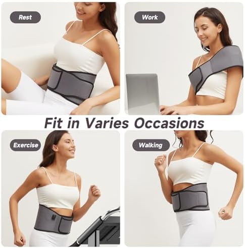 Red Light Therapy Wrap Belt for Body, Men and Women Gift,100 LEDs,5Gears 9Timers Remote Control, 660nm&850nm Infrared Light Therapy for Back, Waist, Muscle Pain Relief