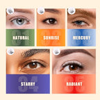 Upgraded,10mm Lash Clusters Wispy D Curl with No Plastic Feel,Natural Cluster Eyelash Extensions,Ultra-Soft Individual Lashes with Thin Band,long-lasting and New Comfort -Sunrise Style[Ehszm Beauty]