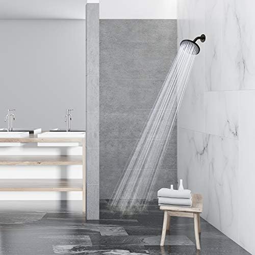 Luxury Spa Series: Bronze Rain Shower Head, 8-Inch Round Rain Showerhead with 360 Tilt, Experience Rainfall with MAXX Comfort and Elegance (Oil Rubbed Bronze)