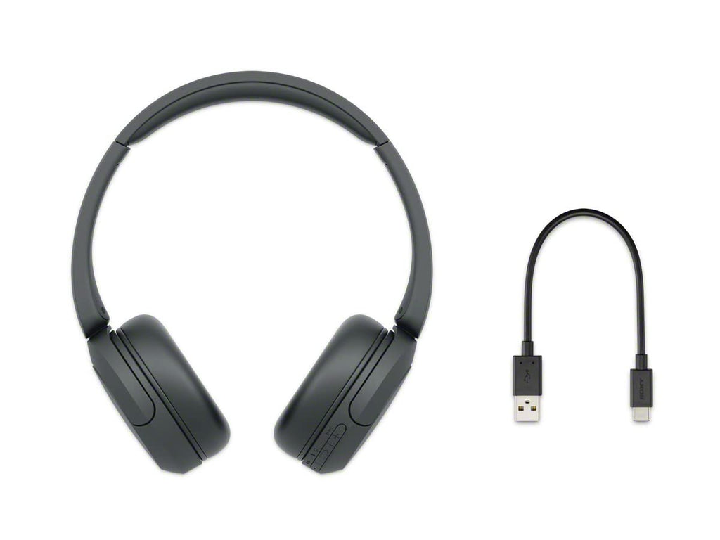 Sony WH-CH520 Wireless On-Ear Bluetooth Headphones with Microphone, Black