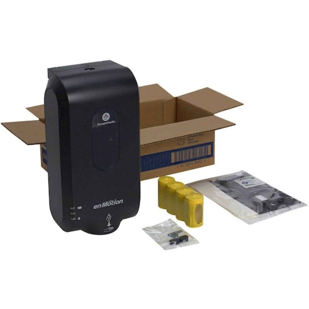 GP enMotion Gen2 Automated Touchless Soap & Sanitizer Dispenser, Black 52057