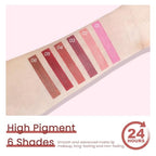 3 Pcs Nude Lipstick Matte Sets,Light to Dark Velvet Lipstick for Women Long Lasting Waterproof 24 Hours Lip Stick Lip Stain Makeup Gift Sets,labiales mate 24 horas originales