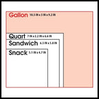 Great Value Double Zipper Gallon Size Storage Bags & 80 count