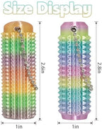 Little Ouchies Fidget Toys,Pain Stim Fidget Toy Reduce Stress for Adults,Anxiety Relief Pain Stim,Spiky Fidget Keychain for Anxiety and Stress Reduction,Novelty Gifts for Friends 5PCS