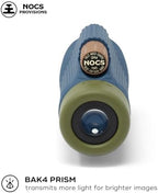 Nocs Provisions Zoom Tube 8x32 Monocular, 8X Magnification Telescope, Bak4 Prism, Wide Field of View for Bird Watching, Backpacking & Wildlife Viewing - Indigo Blue II