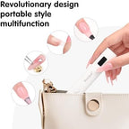 BEAUTPAL Handheld UV Light for Nails Mini Nail Dryer LED Light with Magnetic Stand, LCD Screen - Cordless Rechargeable USB Gel X Lamp Fast Curing for Home DIY Manicure