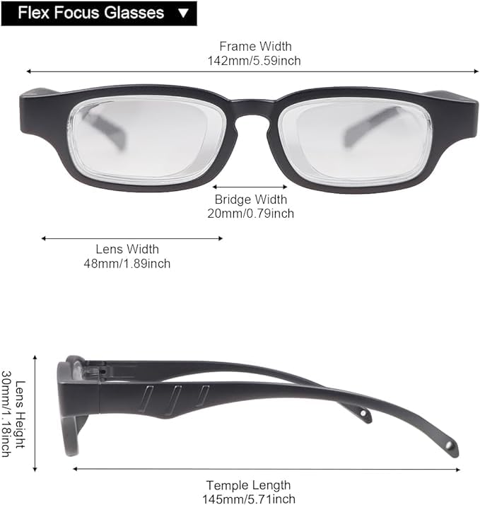 Adjustable Focus Reading Glasses 0D to 350D Diopters Readers Glasses Anti Blue Light Multi Point Permeabl (1)