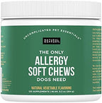 Natural Rapport Dog Allergy Supplement - The Only Allergy Soft Chews Dogs Need - 120ct Treats That Contain Kelp and Bee Pollen for Allergy and Itch Relief