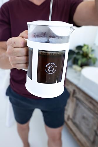 Happy Bum Coffee Enema Beans | Medium Roast Enema Coffee Organic Detox with Higher Palmitic Acid, Mold-Free and Low Acidity for Gentle Detox and Gut Health (400g)