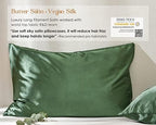YANIBEST Satin Pillowcase for Hair and Skin Care Silk Pillowcase 2 Pack Queen Size Pillow Cases Set of 2 -Satin Cooling Pillow Covers with Hidden Zipper Floral Print,King 20"x36"