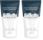 Gillette SkinGuard Face Moisturizer for Men, 3.4 oz Skin Restoring Moisturizer with Shea Butter and Vitamin E (Pack of 2)