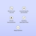 COLOR WOW One Minute Transformation – Instant frizz fix| Nourishing styling cream smooths, tames + defrizzes on the spot| Avocado oil + Omega 3’s hydrate, repair for silkier, smoother texture