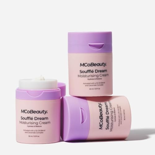 MCoBeauty Souffle Dream Moisturizing Cream, Nourishing Hydration for Supple Skin, Vegan, Cruelty Free Cosmetics