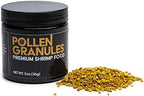 Aquatic Arts Shrimp Food, Bee Pollen Food for Live Shrimp Aquarium, Shrimp Feeder, Pet Shrimp Food for Amano Shrimp, Cherry Shrimp, Neocaridina Shrimp, Live Freshwater Shrimp Tank Granules, 2oz