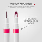stila Calligraphy Lip Stain Long-Lasting Tint, Moisturizing, Transfer-Proof, Lightweight, Sheer Buildable Color, Fades to a Natural Wash of Colors