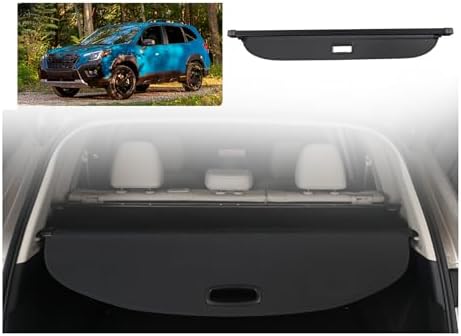 OQHAIR Cargo Cover Car Trunk Cargo Cover Luggage Storage Shield Curtain Partition Mat Privacy Accessories for Subaru for Forester SK 2019~2023