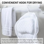 Sierra Concepts Bath Pillow Spa Bathtub Ergonomic for Tub, Neck, Head, Shoulder Pillows Support Cushion Headrest - Luxury Soft 3D Mesh + Strong Grip Suction Cups Soaking Large, Paradise