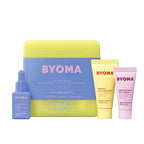BYOMA So Hydrating Set - Barrier Repair Skincare Set - Creamy Jelly Cleanser, Hydrating Face Serum & Ceramide Face Moisturizer for Dry Skin - Anti Wrinkle, Alcohol Free Skin Care - 30ml, 15ml, 15ml