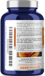 NusaPure Bee Pollen 1500mg 200 Veggie Caps (100% Vegetarian, Non-GMO, Gluten Free) Naturally Occurring Proteins, Aminoacids*