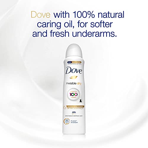 Lot of 6 Anti-Perisperant Deodorant INVISIBLE DRY BY DOVE 150ml