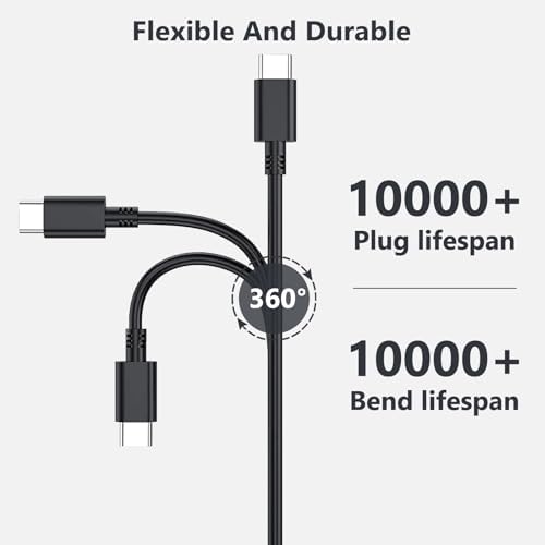 JEIBAO 65W 45W USB-C Laptop Charger Compatible with Dell Latitude 5530 5420 5430 5520 5540 7430 7420 7440 7340 7530 7330 7320 XPS 13 9250 9360 9365 9370 9380 9350 9550 Adapter Power Cord
