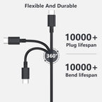 JEIBAO 65W 45W USB-C Laptop Charger Compatible with Dell Latitude 5530 5420 5430 5520 5540 7430 7420 7440 7340 7530 7330 7320 XPS 13 9250 9360 9365 9370 9380 9350 9550 Adapter Power Cord