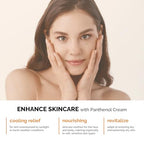 Panthenol - Cream, Ideal for Sun-Exposed or Weather-Affected Skin, Moisturizes Dry Skin, Nutritional Skincare for Soft and Sensitive Skin - 30g