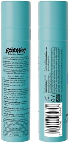 Hypochlorous Acid Spray for Face & Body, Helps Reduce Redness and Breakouts, Hypochlorous Spray, Multi-Purpose Topical Facial Skin Repair, pH-Balancing Toner, TSA Travel Size, Livaclean