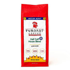 Puroast Low Acid Coffee Decaf Bean | Half Caff House Blend Whole Bean | Medium Roast | High Antioxidants & High pH |No Bitter Aftertaste | Reduced Heartburn & GERD | Suitable for Cold Brew - 2.2 LB