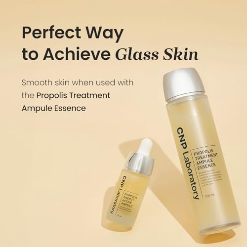 CNP Honey Glow Serum - Hyaluronic Acid & Propolis for Hydrating, Anti-Aging, Centella Soothing Serum, for Sensitive Skin, Korean Skin Care (0.5 fl. oz)