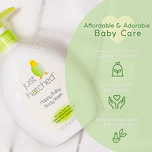 Happy Baby Body Wash Multi-Pack - Gentle Bath + Body Cleanser, Huggable Yummy Fragrance for Newborns, Hypoallergenic, No Yucky Stuff & Harsh Ingredients, 13.5 fl oz (2 Pack)