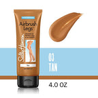 Sally Hansen Airbrush Legs Leg Makeup Lotion | Easy Application, Flawless-Looking Legs, Water-Resistant, Transfer-Proof | Tan | Natural Tan Finish