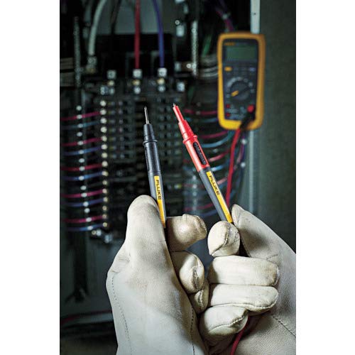 Fluke TL175 Twistguard Test Leads,2 mm Diameter Probe Tips,(Pack of 5)