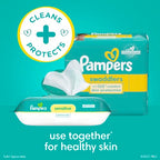 Pampers Baby Wipes, Sensitive, Water Based Wipe, Clinically Proven, Hypoallergenic, and Unscented for Babies, 1008 Wipes Total (12 Flip-Top Packs)