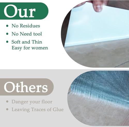 Grey Wood Peel and Stick Floor Tile, 36 Pack 54 Sq.Ft,(NO Sticky Residue Left) Vinyl Flooring Tiles Wood Plank, Self-Adhesive DIY Flooring for Bathroom,Bedroom, Living Room, (36" x 6") Nature Grey
