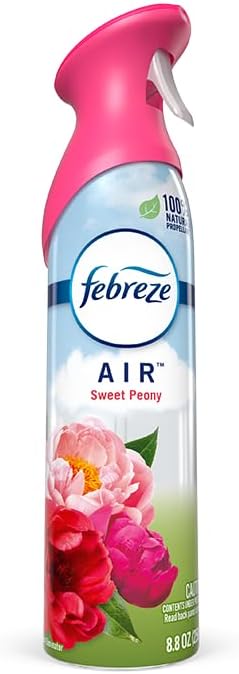 Febreze Light Odor-Fighting Air Freshener,Sweet Peony, 8.8 fl oz, 2 count (Sweet Peony)