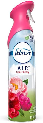 Febreze Light Odor-Fighting Air Freshener,Sweet Peony, 8.8 fl oz, 2 count (Sweet Peony)