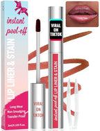 iMethod Lip Stain - Lip Liner Stain, Peel Off Lip Stain with Tweezer, Natural Long Lasting Lip Stain Peel Off, Waterproof, Easy to Use, Stay On All Day, Cocoa