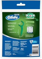 Oral-B Complete Glide Dental Floss Picks Plus Scope Outlast, Long Lasting Mint, 75 Dental Floss Picks, Pack of 6 | ?? Exclusive