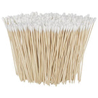6'' Long Cotton Swabs 500PCS - Cotton Swabs With Wooden Sticks- Cleaning Swabs for Makeup, Pet Care, Gun Cleaning, Electronics, Arts and Crafts