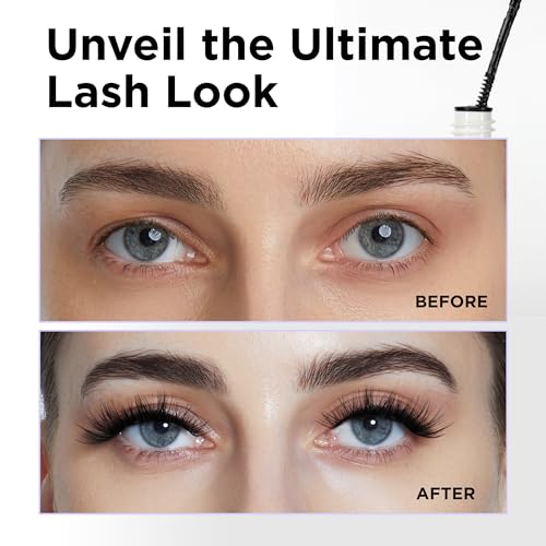 BEYELIAN Lash Bond and Seal, Cluster Lash Glue for Individual Cluster Lashes DIY Eyelash Extensions Latex Free Aftercare Sealant with Mascara Wand Super Strong Hold 72 Hours (2 Pack)