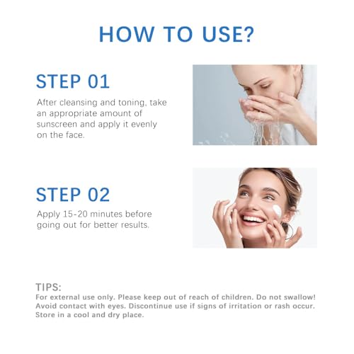 Centella Sunscreen SPF 50, Madagascar Water-Fit Face Sun Serum, Long-Lasting Protection and Defens UV for All Skin.(Blue) ﻿