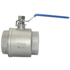 DAN SPEED 3" NPT Female 316 Stainless Steel Full Port Ball Valve Vinyl Handle WOG1000 (3 inch)