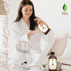 SVA Pumpkin Seed Oil Organic - 4 Fl Oz – 100% Natural Cold Pressed Organic Pumpkin oil - for Face, Skin Care, Hair Care, Scalp Massage & Body Massage – Carrier Oil with Dropper