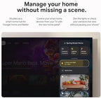 Google TV Streamer 4K - Fast Streaming Entertainment on Your TV with Voice Search Remote - Watch Movies, Shows, Live TV, and Netflix in 4K HDR - Smart Home Control - 32 GB of Storage - Porcelain