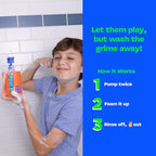 The Body Wash for Kids, Tween & Teen Boys with Foaming Action & Natural Citrus Scent - No Harsh Ingredients Boys Body Wash - Conquer Adolescent Funk with Confidence - 14 Oz.