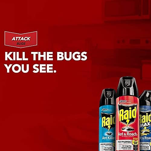 Raid Ant & Roach Spray Outdoor Fresh 17.50 oz (Pack of 3)