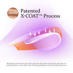 BTArtbox Soft Gel Nail Tips Square - Press On Nails Long Natural XCOATTIPS Pre-applied Tip Primer, One-Step Square Gel Nail Tips Fake Nails for DIY Nail Art