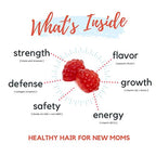 Baby Blues Postpartum Hair Loss Vitamins - Full Hair Cycle Pack - with Biotin, Collagen, & Folate