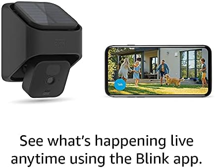 Blink Outdoor (3rd Gen) + Solar Panel Charging Mount – wireless, HD smart security camera, solar-powered, motion detection – Add-on camera (Sync Module required)